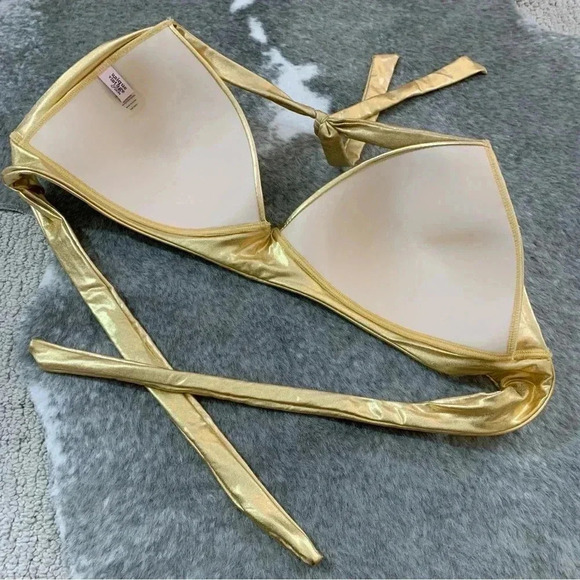 K Unique Vintage Swim Monroe Halter Swim Top - Picture 7 of 10